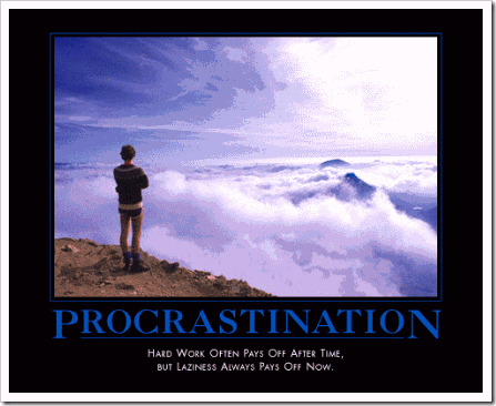 procrastination